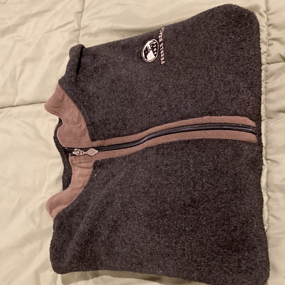 Vintage Pebble Beach golf club fleece quarter zip pullover / jumper XL